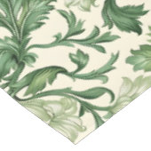 Nappe Motif de feuilles d'acanthe vert foncé orné (Angle)