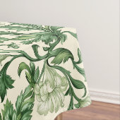 Nappe Motif de feuilles d'acanthe vert foncé orné (In Situ)