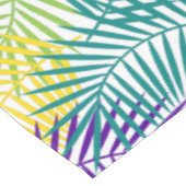 Nappe Motif de feuilles de palmiers stylisées à la noix (Angle)