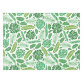 Nappe Motif de feuilles tropicales modernes (Devant (Horizontal))