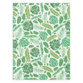 Nappe Motif de feuilles tropicales modernes (Devant)