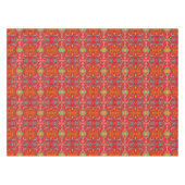 Nappe Motif de filets de pêche rouges vibrants (Devant (Horizontal))