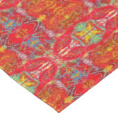 Nappe Motif de filets de pêche rouges vibrants (Angle)