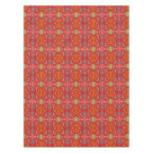 Nappe Motif de filets de pêche rouges vibrants (Devant)