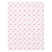 Nappe Motif de Flamant rose d'aquarelle (Devant)