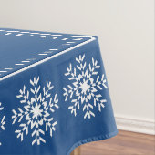 Nappe Motif de Fléau de neige bleu scandinave (In Situ)