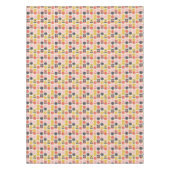 Nappe Motif de fleur moderne de la moitié du siècle (Devant)