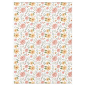 Nappe Motif de Fleur sauvage Vintage rose élégant (Devant)