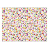 Nappe Motif de fleur scandinave de style (Devant (Horizontal))