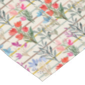 Nappe Motif de fleurs d'aquarelle moderne (Angle)