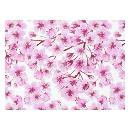 Nappe Motif de fleurs de cerisiers (Devant (Horizontal))