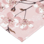 Nappe Motif de fleurs de fleurs de cerisier (Angle)