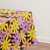 Nappe Motif de fleurs de Gerbera, arrière - plan (In Situ)