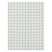 Nappe Motif de fleurs d'hydrangea bleu élégant (Devant)