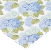 Nappe Motif de fleurs d'hydrangea bleu élégant (Angle)