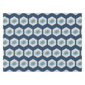 Nappe Motif de fleurs Lily géométrique japonais (Devant (Horizontal))