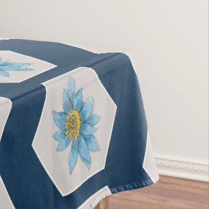 Nappe Motif de fleurs Lily géométrique japonais