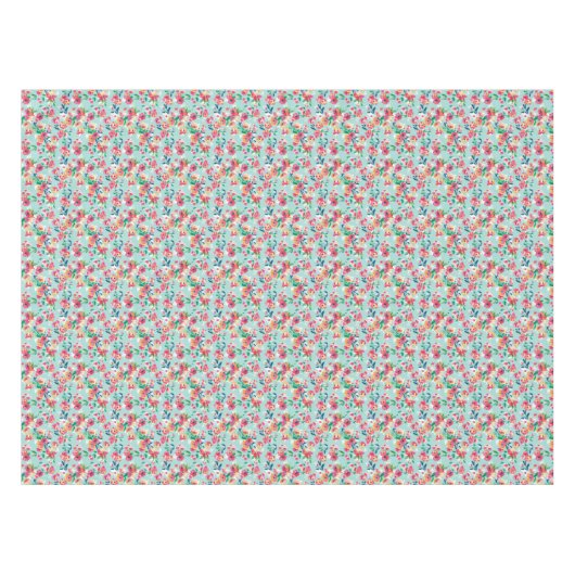 Nappe Motif de fleurs peint (Devant (Horizontal))