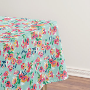 Nappe Motif de fleurs peint