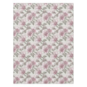 Nappe Motif de fleurs rose amorti de ketmie (Devant)