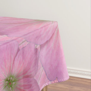 Nappe Motif de fleurs rose doux de jardin