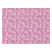 Nappe Motif de fleurs rose doux de jardin (Devant (Horizontal))