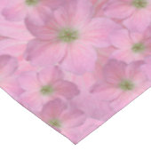 Nappe Motif de fleurs rose doux de jardin (Angle)