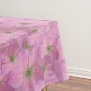 Nappe Motif de fleurs rose doux de jardin