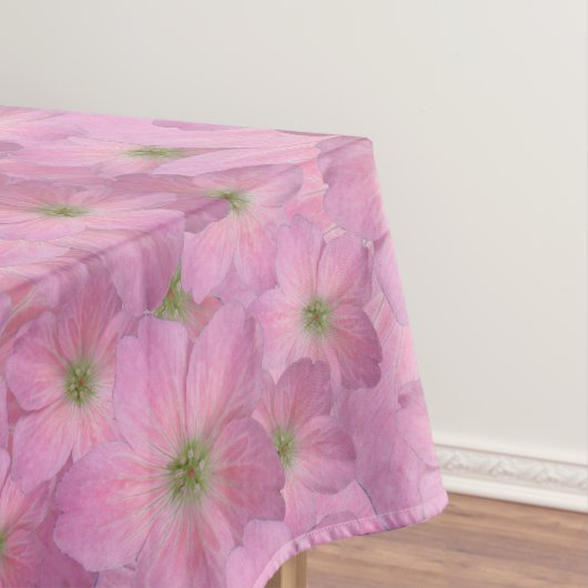 Nappe Motif de fleurs rose doux de jardin (In Situ)
