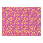 Nappe Motif de fleurs Super magenta violet (Devant (Horizontal))