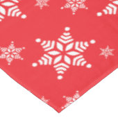 Nappe Motif de flocon de neige, Flakes blancs, Neige, Ro (Angle)