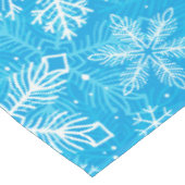 Nappe Motif de flocons blancs (Angle)