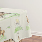 Nappe Motif de foin de jument et de cheval (In Situ)