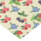 Nappe Motif de framboise d'aquarelle (Angle)