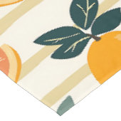 Nappe Motif de fruits d'agrumes avec Feuilles verts (4) (Angle)