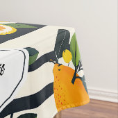 Nappe Motif de fruits d'agrumes avec Feuilles verts (5) (In Situ)