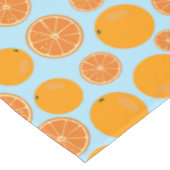 Nappe Motif de fruits orange (Angle)