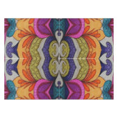 Nappe Motif de fusion florale abstraite vibrant (Devant (Horizontal))