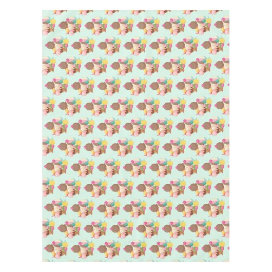 Nappe Motif de glace cool horizontal (Devant)