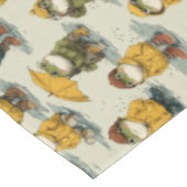 Nappe Motif de grenouilles fantaisistes en imperméables (Angle)