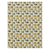 Nappe Motif de grenouilles fantaisistes en imperméables (Devant)