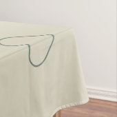 Nappe Motif de grille de cœurs orange et vert (In Situ)