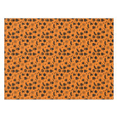Nappe Motif de Halloween orange et noir (Devant (Horizontal))