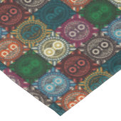 Nappe Motif de hibou multicolore (Angle)
