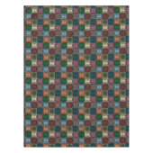 Nappe Motif de hibou multicolore (Devant)