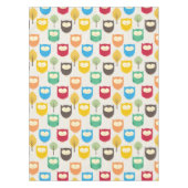 Nappe Motif de hibou multicolore (Devant)