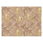 Nappe Motif de housse de café Fleur de Cerisier (1) (Devant (Horizontal))