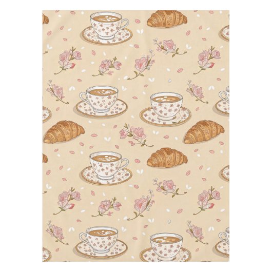 Nappe Motif de housse de café Fleur de Cerisier (2) (Devant)