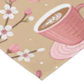 Nappe Motif de housse de café Fleur de Cerisier (4) (Angle)
