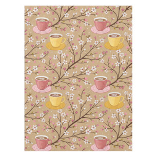 Nappe Motif de housse de café Fleur de Cerisier (4)